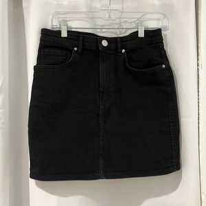 Zara denim mini skirt